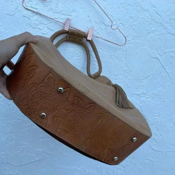 Sanangel Womens Boho Style Three Leather Texture Shoulder Bag Brown - Picture 14 of 16